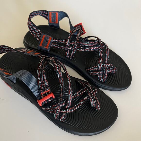 Chaco Z/Volv X2 Women's 8 Sandal Black Bristol Cherry Outdoor Athletic Hiking - Picture 4 of 7